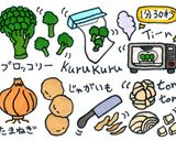 ハロウィン仕様♪彩り野菜ホワイトシチュー作り方1写真