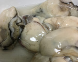 レンジで簡単　蒸しかき(むき身牡蠣)作り方1写真