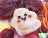 超簡単キャラ弁ハンバーグ作り方4写真