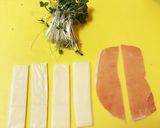 ブロッコリースプラウトの生ハムチーズ巻作り方1写真