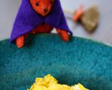 レンチンで、クリチ入りパンプキンサラダ作り方8写真