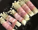 バター醤油のえのきのベーコン巻き♪作り方4写真