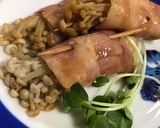 バター醤油のえのきのベーコン巻き♪作り方7写真