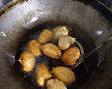 鶏ひき肉とれんこんの落とし揚げ作り方5写真