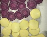 渦巻きスイートポテトとさつまいもチップス作り方10写真