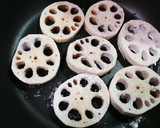 フライパンで簡単♪れんこんの揚げ焼き作り方3写真