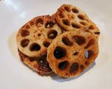 フライパンで簡単♪れんこんの揚げ焼き作り方5写真