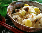 永谷園で♪きのことぎんなんの炊き込みご飯作り方7写真