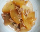 簡単☆大根とひき肉の煮物作り方4写真