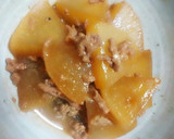 簡単☆大根とひき肉の煮物作り方4写真