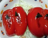 中から血が!?パプリカの肉詰め作り方9写真