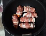 油・粉不要☆簡単！豚肉の野菜巻き作り方3写真