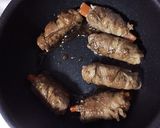 油・粉不要☆簡単！豚肉の野菜巻き作り方5写真