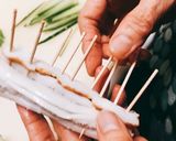 ちくわの梅しそ巻き作り方3写真