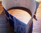 ココアシフォンおばケーキ☆牛乳パック型で作り方9写真