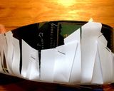 ココアシフォンおばケーキ☆牛乳パック型で作り方11写真