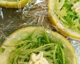 グレープフルーツの鶏とマグロのサラダ作り方4写真