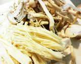 あっさり！牛肉のきのこおろしソース作り方1写真