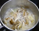 簡単！舞茸葱のお味噌汁☆味噌バター風味作り方3写真