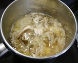 簡単！舞茸葱のお味噌汁☆味噌バター風味作り方4写真
