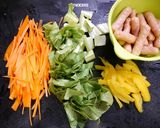 簡単！青梗菜とウィンナーの中華旨煮作り方1写真