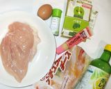 鶏むね肉バジル焼き♪簡単作り方1写真