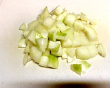 鯖缶とカブの葉と玉ねぎのトマト煮作り方1写真