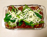 鯖缶とカブの葉と玉ねぎのトマト煮作り方5写真