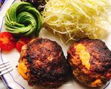 チーズとろーり南瓜包みトマトソハンバーグ作り方20写真