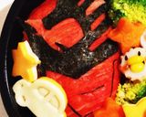 遠足キャラ弁☆ キュウレンジャー作り方4写真