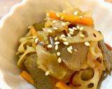 れんこんの金平作り方6写真
