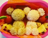 キャラ弁★ダッフィーのハロウィン弁当作り方4写真