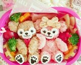 キャラ弁★ダッフィーのハロウィン弁当作り方6写真