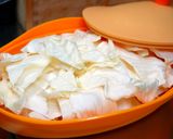 レンジで簡単！キャベツとしめじの温サラダ作り方1写真