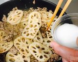 簡単☆しゃきしゃき蓮根の旨そぼろあん作り方5写真