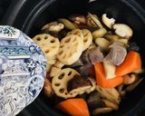 煮崩れにくい⁉︎さつまいも入り筑前煮作り方9写真