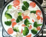 鶏むね肉のミルクスープ♪簡単野菜コンソメ作り方13写真