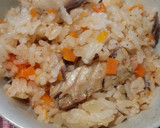 鮭缶で☆簡単炊き込みご飯作り方9写真