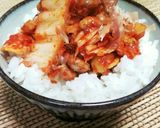 お腹空いたときはコレ！納豆キムチご飯〜作り方2写真