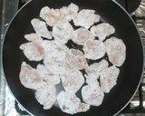 茸とじゃが芋のクリーム煮♪簡単牛乳鶏胸肉作り方7写真