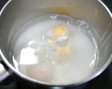 簡単！半熟☆落とし卵のお味噌汁作り方1写真