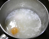 簡単！半熟☆落とし卵のお味噌汁作り方2写真