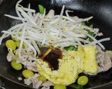 銀杏入り豚ニラ玉炒め作り方6写真