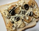 端っこグルメ❂卵焼き×黒オリーブトースト作り方3写真