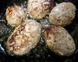 牛スジとチキン de ハンバーグ作り方6写真
