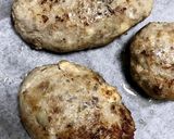 牛スジとチキン de ハンバーグ作り方7写真