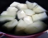 味沁み良し✿冬瓜と八つ頭の煮物作り方4写真