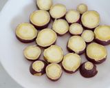 さつま芋と豚バラの炒め物作り方1写真