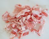 さつま芋と豚バラの炒め物作り方3写真