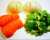 ささみと野菜で♡ヘルシー酢鶏作り方2写真